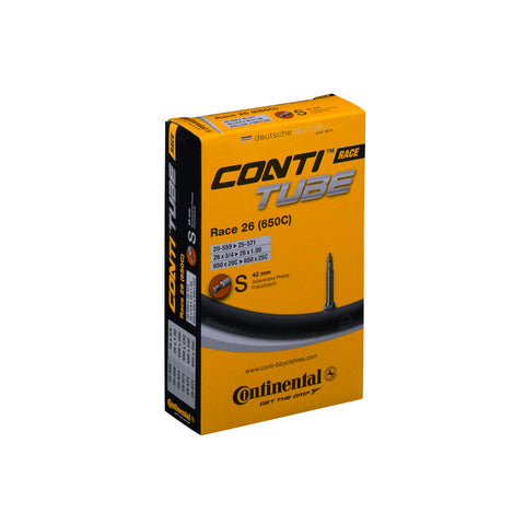 Continental Race Tube - Presta 42mm Valve: BLACK 700X25-35C