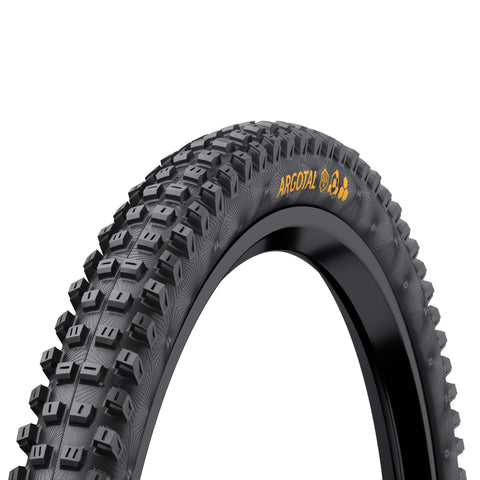 Continental Argotal Downhill Tyre - Soft Compound Foldable 2022: BLACK & BLACK 29X2.40"