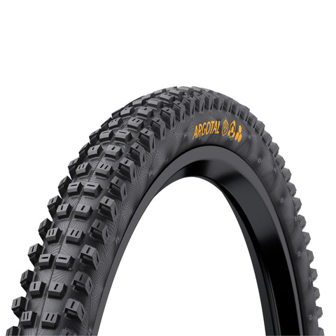Continental Argotal Downhill Tyre - Supersoft Compound Foldable 2022: BLACK & BLACK 29X2.40"