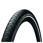CONTINENTAL CONTACT PLUS REFLEX TYRE - WIRE BEAD: BLACK/BLACK REFLEX 28X1-1/2"