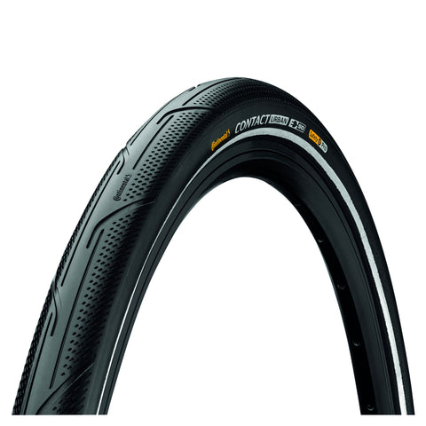 Continental CONTACT Urban Reflex Tyre - Wire Bead PureGrip Compound: BLACK/BLACK REFLEX 26X2.20"