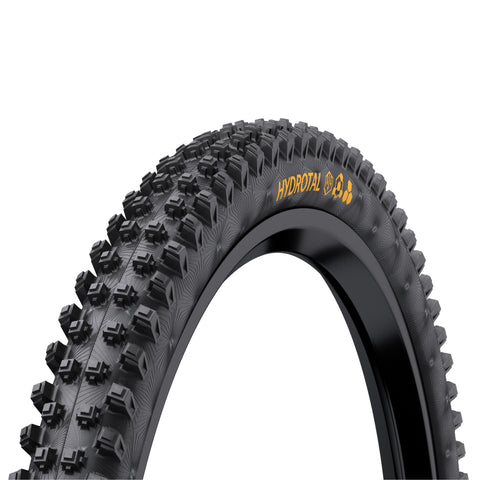 Continental Hydrotal Downhill Tyre - Supersoft Compound Foldable 2022: BLACK & BLACK 29X2.40"