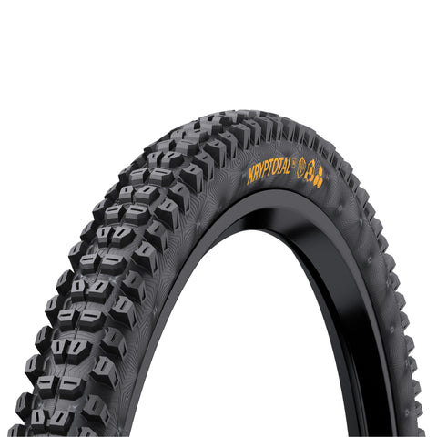 Continental Kryptotal Rear Enduro Tyre - Soft Compound Foldable: BLACK & BLACK 29X2.40"