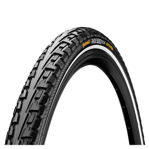 Continental RIDE Tour Reflex Tyre - Wire Bead: BLACK/BLACK REFLEX 24X1.75"