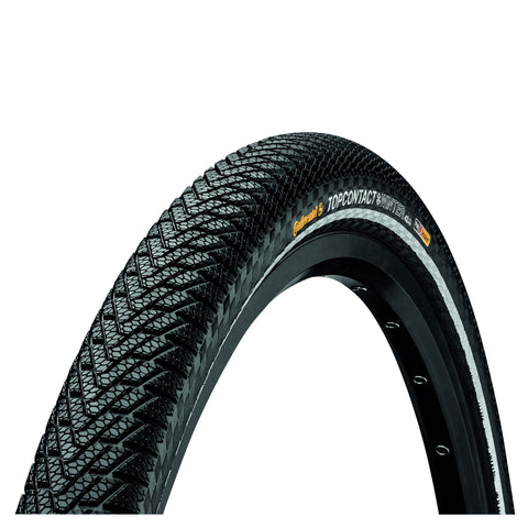 Continental Top CONTACT Winter II Premium Reflex Tyre - Foldable: BLACK/BLACK REFLEX 700X35C