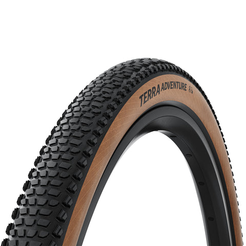 Continental Terra Adventure Tyre 2025: BLACK/TRANSPARENT 28X1.75
