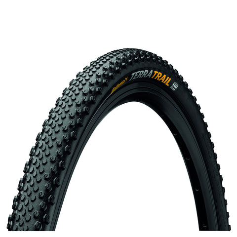 Continental Terra Trail ShieldWall Tyre - Foldable PureGrip Compound: BLACK/BLACK 650X47B