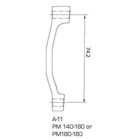 Tektro - Adapter A11 - Post Mount - +20mm
