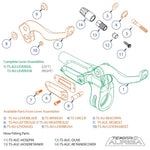 TEKTRO SPARES - AU/AUC/Draco Lever Reach Pin