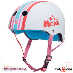 TRIPLE 8 CERT SWEATSAVER HELMET - MOXI STRIPEY - XS/S