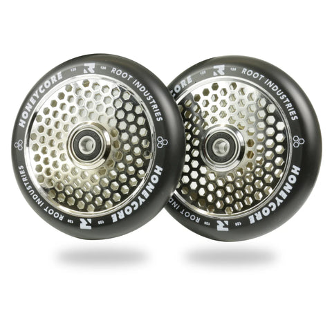 Root Industries HoneyCore 120mm Wheels - Black/Mirror