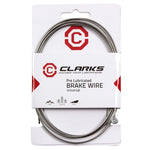 Clarks MTB Pre-Lube Inner Brake Wire Pear Nipple L2100mm Fits All Major Systems: