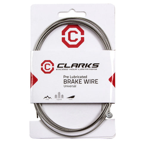 Clarks MTB Pre-Lube Inner Brake Wire Pear Nipple L2100mm Fits All Major Systems: