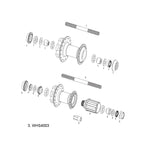 Sram Spare - Wheel Spare Parts Kit Freehub Body, MTH 406: