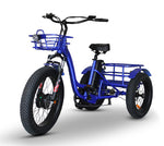 Worcester Cargo Dyna Bike Low Step Through Electric Mountain Trike  (250W) Blue (PRE-ORDER ETA TBC)