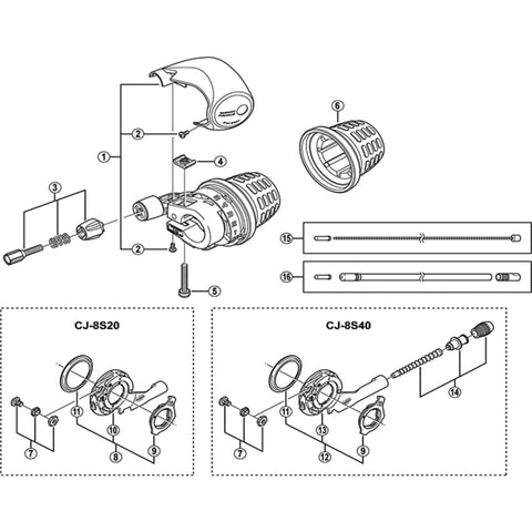 SPRE SL8S31 cable adjustment bolt unit