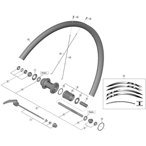 SPRE WHRX010-R comp Q/R 168mm