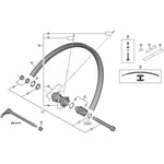 SPRE WHM8000-TL275 spoke 281.5mm