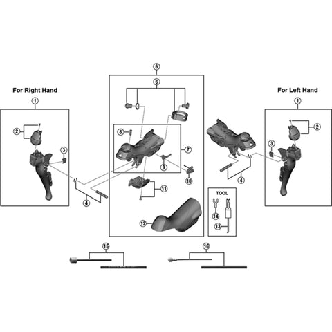 SPRE STR3000 RH main lever support