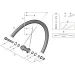 SPRE WHR9170-C40-F12 complete hub axle