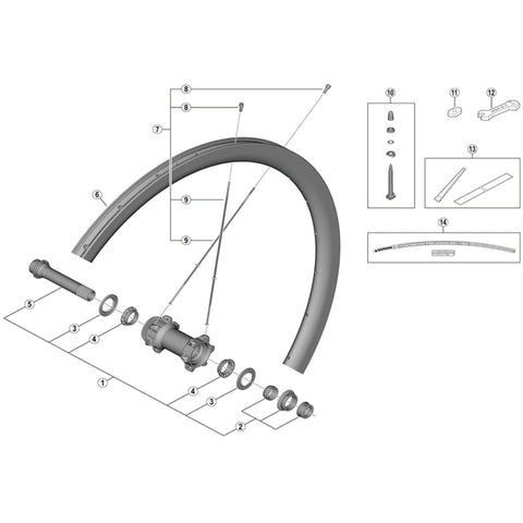 SPRE WHR9170-C40-F12 complete hub axle