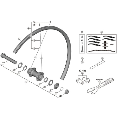 SPRE WHRS370 spoke 300mm