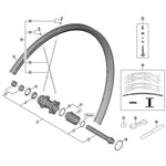 SPRE WH-RX570-TL-700C spoke 296mm