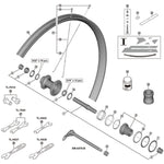 SPRE WH-M8120-TL-R15-B-29 spoke 290mm