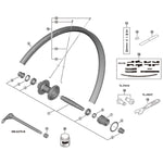 SPRE WHMT601-TLR12-275 spoke 267.5mm