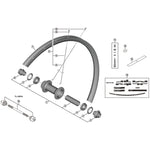 SPRE WHMT601-TLF15-29 spoke 290mm