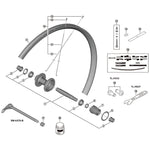 SPRE WHMT601-TLR12-29 spoke 286.5mm