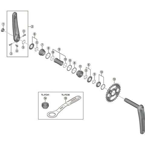 SPRE FCM6130 spacer & ring