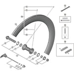 SPRE WHR9200-C50-TU-F complete hub axle