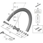 SPRE WHR9200-C50-TU-F spoke 261mm