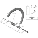 SPRE WHR8170-C60-TLR LH spoke 244mm