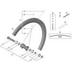 SPRE WHR8170-C50-TLF spoke 272mm