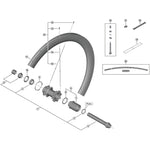 SPRE WHR8170-C50-TLR LH spoke 253mm