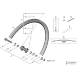 SPRE WHRS710-C32-TLR LH spoke 283mm
