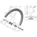 SPRE WHRS710-C32-TLR complete hub axle