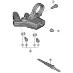 SPRE SWM8150 lever fix screw&washer set