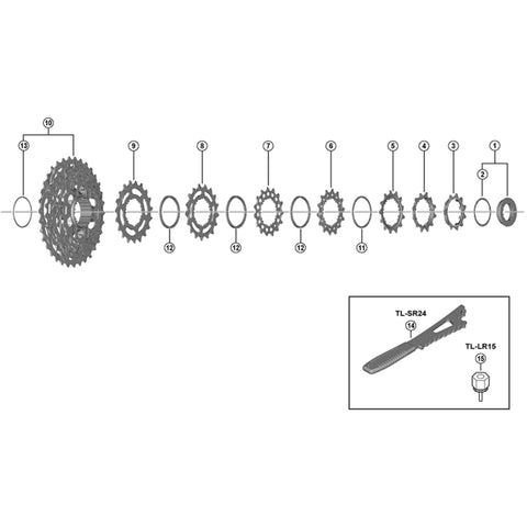 SPRE CSR7101 Lock ring and washer