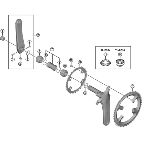 SPRE FC9000 C/arm fix bolt16mm