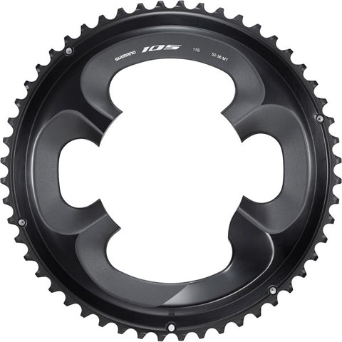 C/RING FCR7000 11spd outer 52T-MT BK