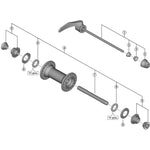 SPRE HB5800 hub axle 108mm