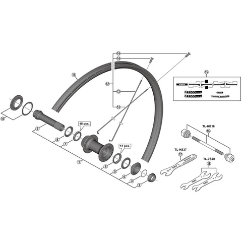 SPRE HB-M618-B hub axle unit