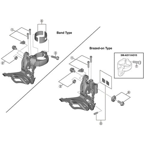 SPRE FD-R2000 clamp band adapter 28.6mm
