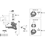 SPRE FDR8000 support bolt and plate