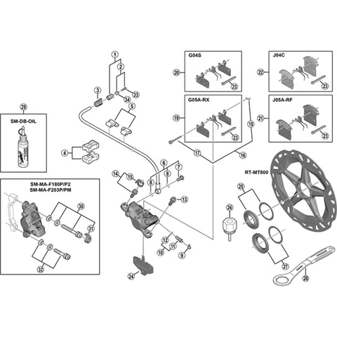 SPRE BRM8100 banjo bolt & O-Ring