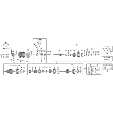 SPRE SG3R75A Right hand cone & seal