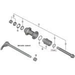 SPRE FHM618-B Complete hub axle